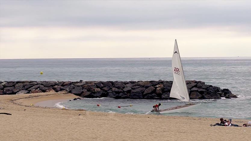 Die Küste in Spanien