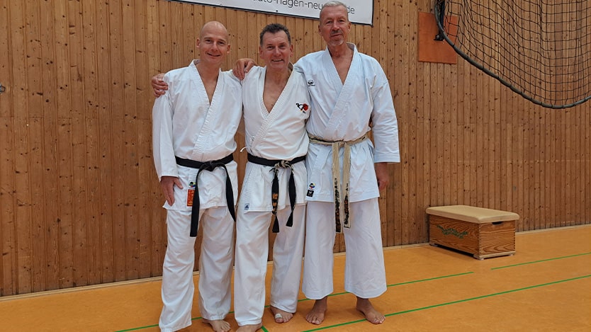 Die Leitung des Karate-Teams